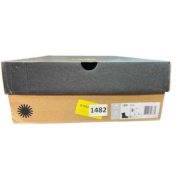 Men UGG Butte Size 8 Coldweather Waterproof Boots Black MSRP $240 *NEW* 5521-M - Picture 8 of 9